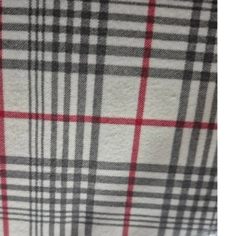 Brooks Brothers 100% Cotton Turkish Flannel Full Sheet Set Plaid